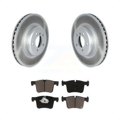 [Avant] Kit de disque (revêtu) et plaquette (céramique) de frein pour 2018-2019 BMW 330i GT xDrive avec 370mm Diameter Rotor KGC-102136 par Transit Auto