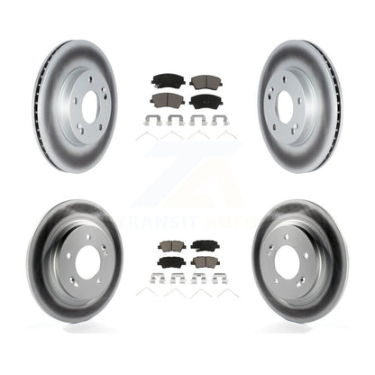 [Avant + Arrière] Kit de disque (revêtu) et plaquette (céramique) de frein pour Kia Niro Hyundai Ioniq KGC-102142