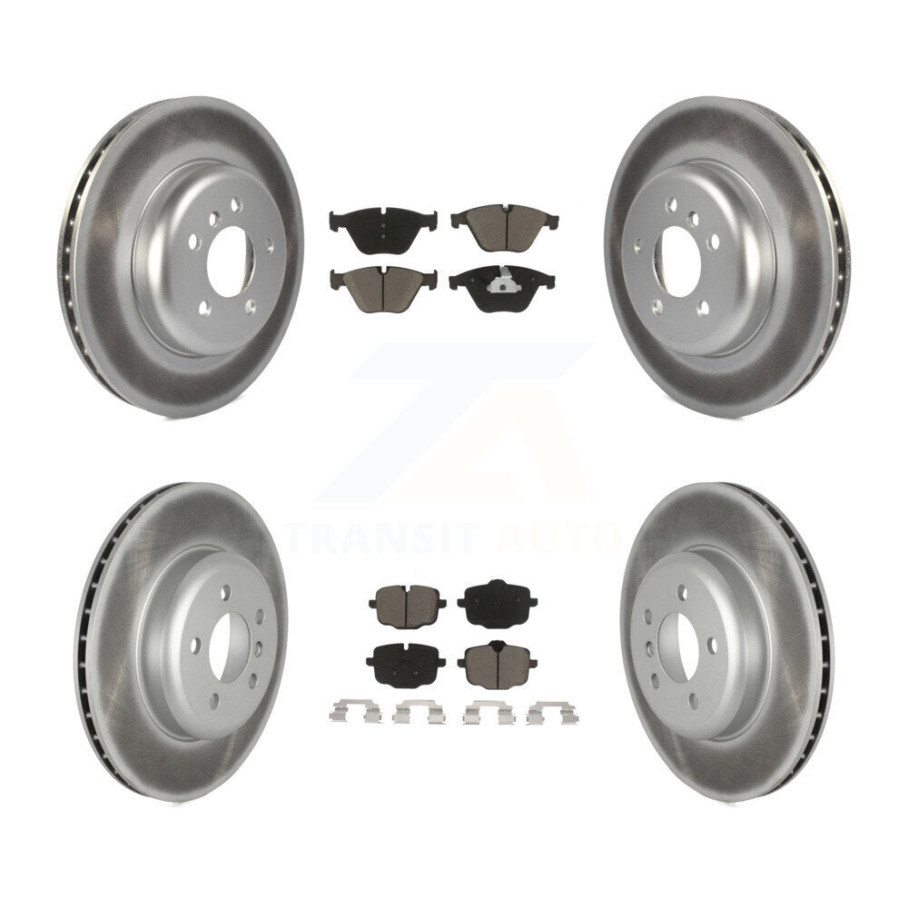 [Avant + Arrière] Kit de disque (revêtu) et plaquette (céramique) de frein pour BMW 535i 640i Gran Coupe xDrive KGC-102144