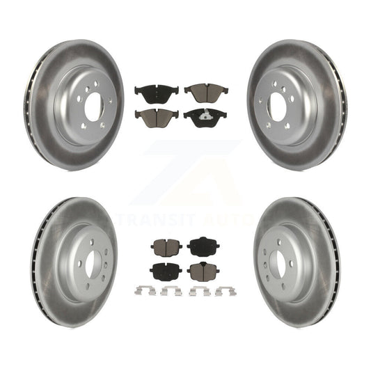[Avant + Arrière] Kit de disque (revêtu) et plaquette (céramique) de frein pour BMW 535i 640i Gran Coupe xDrive KGC-102144