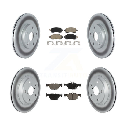 [Avant + Arrière] Kit de disque (revêtu) et plaquette (céramique) de frein pour Subaru Forester KGC-102153
