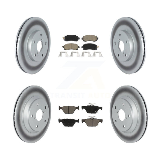 [Avant + Arrière] Kit de disque (revêtu) et plaquette (céramique) de frein pour Subaru Forester KGC-102153