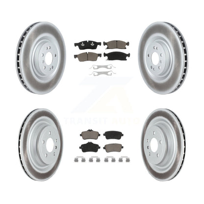 [Avant + Arrière] Kit de disque (revêtu) et plaquette (céramique) de frein pour Mercedes-Benz GLS450 GL450 GL350 ML400 ML250 KGC-102154