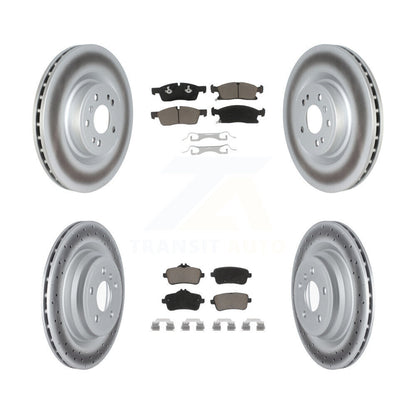 [Avant + Arrière] Kit de disque (revêtu) et plaquette (céramique) de frein pour 2016-2017 Mercedes-Benz GLE400 avec AMG Package KGC-102157