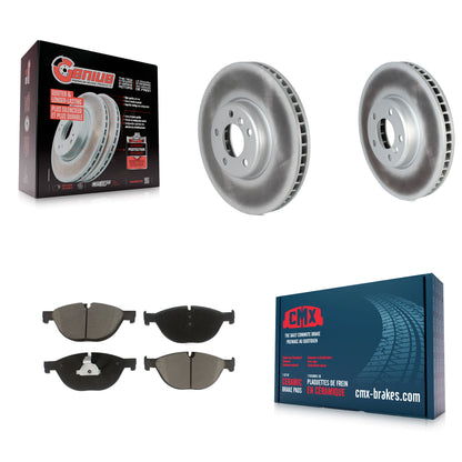 [Avant] Kit de disque (revêtu) et plaquette (céramique) de frein pour BMW 550i xDrive 650i 740Li 740i 535i GT Gran Coupe 740Ld ActiveHybrid 7 KGC-102170