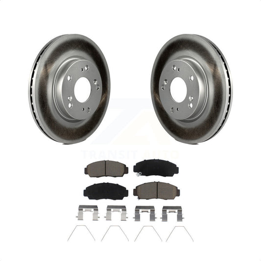 [Avant] Kit de disque (revêtu) et plaquette (céramique) de frein pour Honda Civic KGC-102188 par Transit Auto