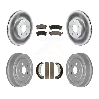 [Avant + Arrière] Kit de disque (revêtu) et plaquette (céramique) de frein pour 2003-2005 Chevrolet Cavalier Pontiac Sunfire KGC-102220