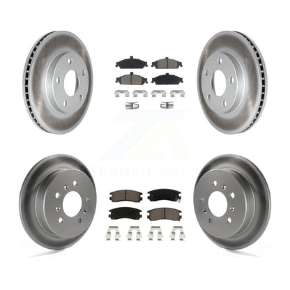 [Avant + Arrière] Kit de disque (revêtu) et plaquette (céramique) de frein pour Pontiac Grand Am Oldsmobile Alero KGC-102258