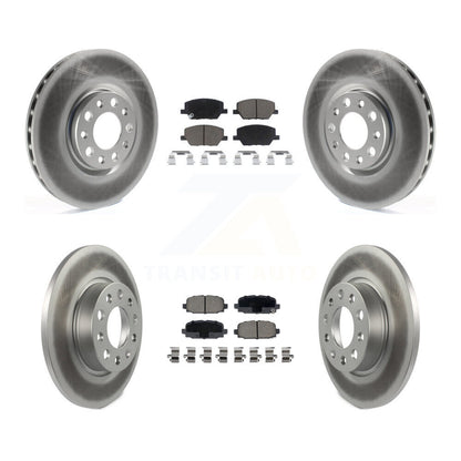 [Avant + Arrière] Kit de disque (revêtu) et plaquette (céramique) de frein pour Jeep Compass KGC-102260