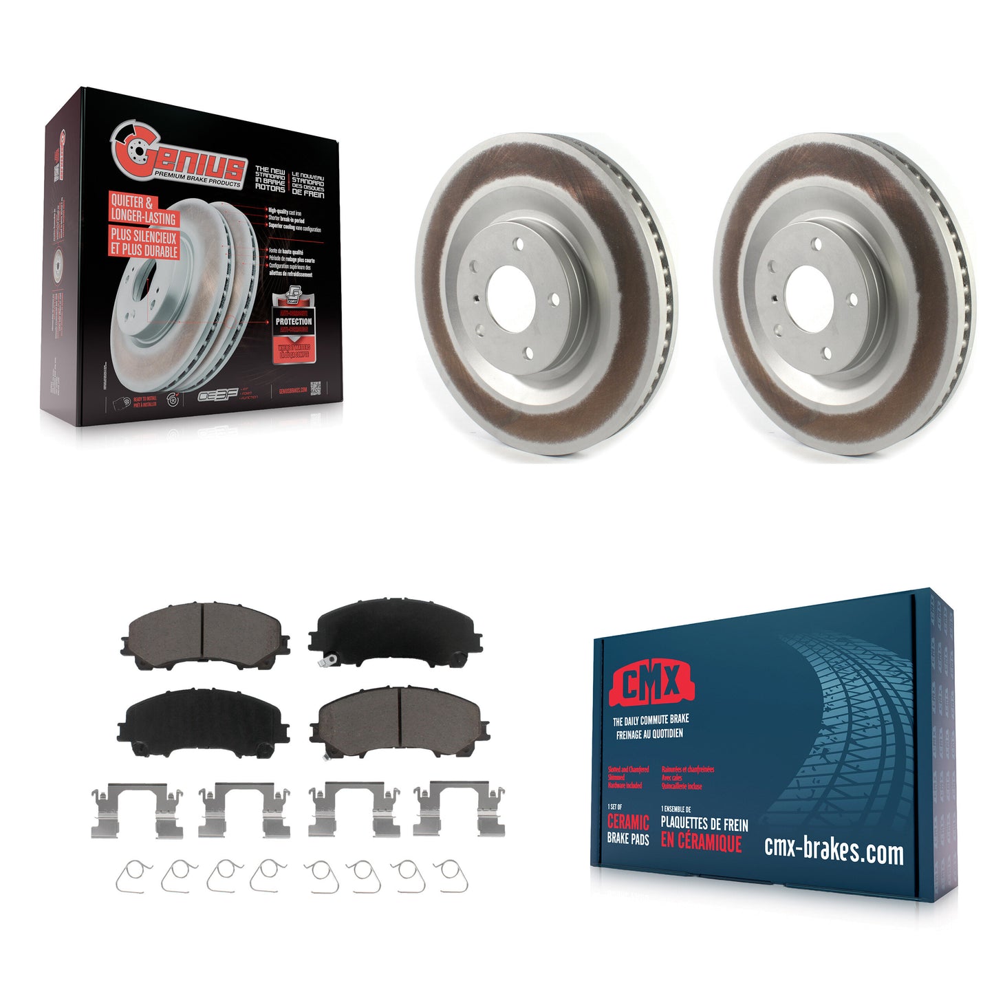 [Avant] Kit de disque (revêtu) et plaquette (céramique) de frein pour INFINITI QX50 QX55 KGC-102267
