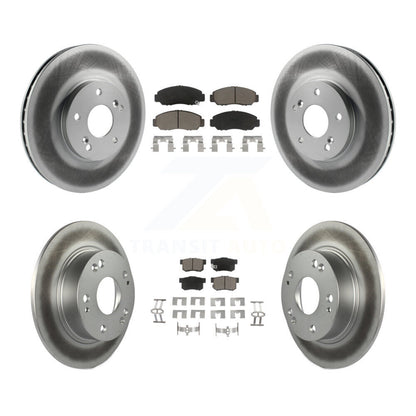[Avant + Arrière] Kit de disque (revêtu) et plaquette (céramique) de frein pour Honda Accord KGC-102276