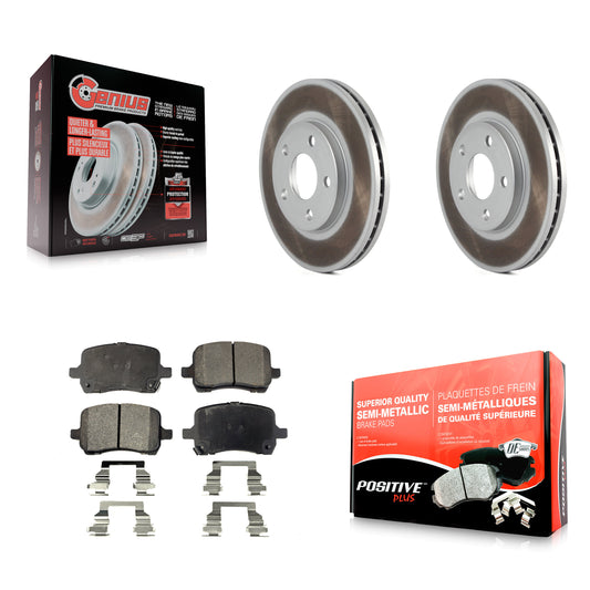 [Avant] Kit de disque (revêtu) et plaquette (semi-métallique) de frein pour Chevrolet Malibu KGF-100030