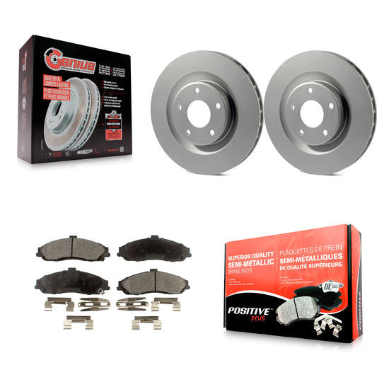 [Avant] Kit de disque (revêtu) et plaquette (semi-métallique) de frein pour Chevrolet Corvette Cadillac XLR KGF-100032