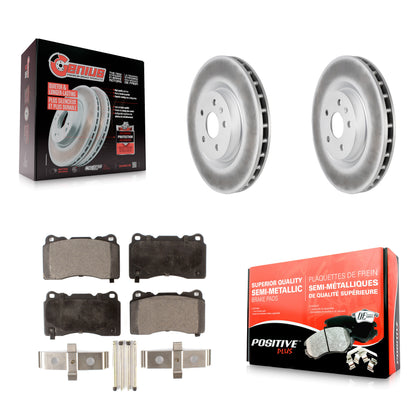 [Avant] Kit de disque (revêtu) et plaquette (semi-métallique) de frein pour Buick Regal Pontiac G8 KGF-100054