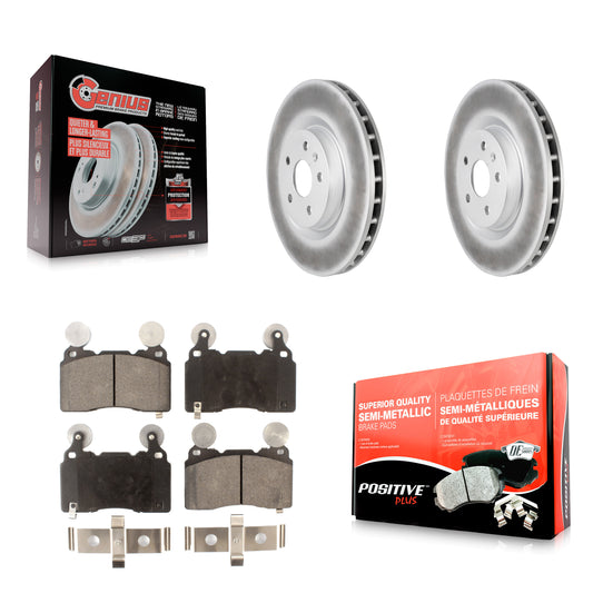 [Avant] Kit de disque (revêtu) et plaquette (semi-métallique) de frein pour Chevrolet Camaro SS KGF-100056