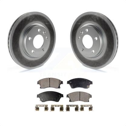[Avant] Kit de disque (revêtu) et plaquette (semi-métallique) de frein pour Chevrolet Cruze Buick Verano Volt Orlando KGF-100063 par Transit Auto