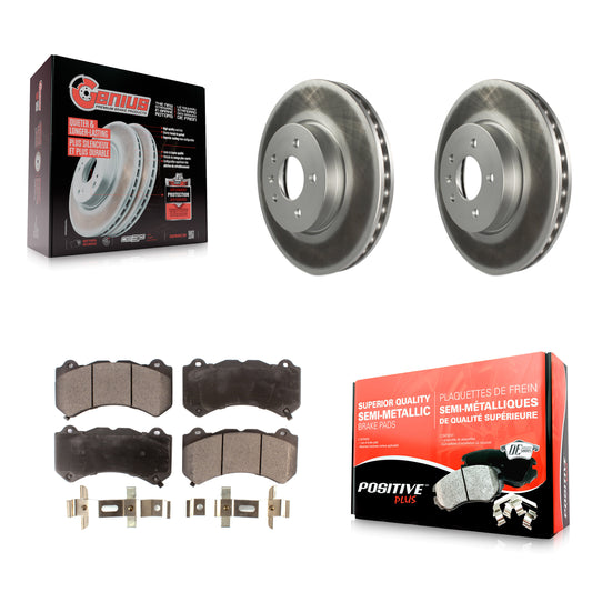 [Avant] Kit de disque (revêtu) et plaquette (semi-métallique) de frein pour Cadillac ATS V KGF-100069