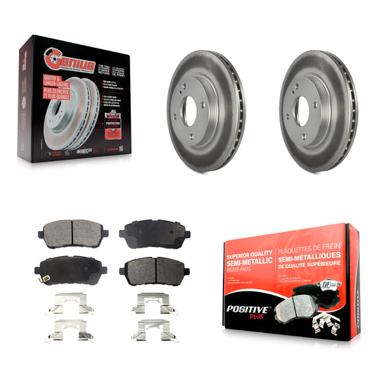 [Avant] Kit de disque (revêtu) et plaquette (semi-métallique) de frein pour Ford Fiesta KGF-100121