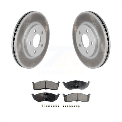 [Avant] Kit de disque (revêtu) et plaquette (semi-métallique) de frein pour Neon Dodge Plymouth Chrysler SX 2.0 KGF-100136 par Transit Auto