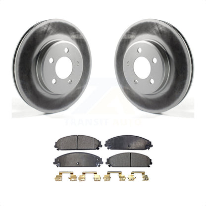 [Avant] Kit de disque (revêtu) et plaquette (semi-métallique) de frein pour Dodge Charger Chrysler 300 Challenger KGF-100152 par Transit Auto