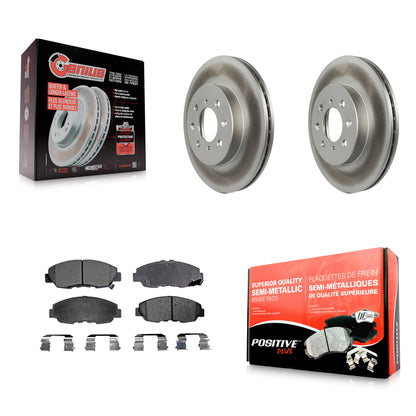 [Avant] Kit de disque (revêtu) et plaquette (semi-métallique) de frein pour Honda Civic Insight Acura EL KGF-100180