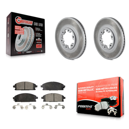 [Avant] Kit de disque (revêtu) et plaquette (semi-métallique) de frein pour Nissan Pathfinder INFINITI QX4 KGF-100213