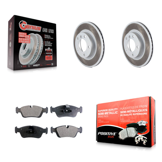 [Avant] Kit de disque (revêtu) et plaquette (semi-métallique) de frein pour BMW Z3 Z4 323i 323Ci 328i 318i 323is 328is 318is 320i KGF-100218