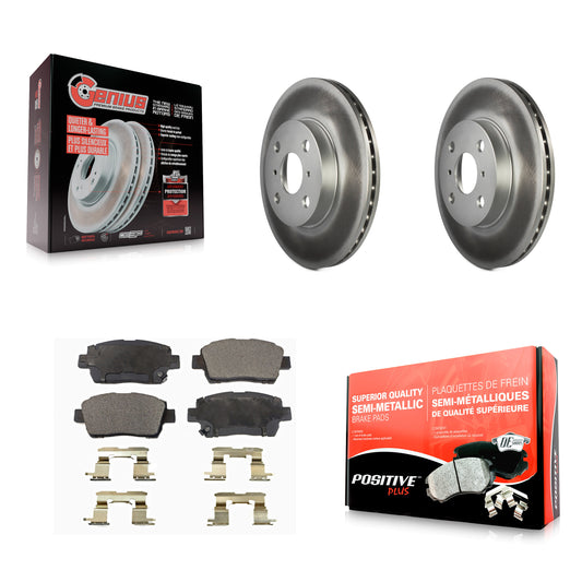 [Avant] Kit de disque (revêtu) et plaquette (semi-métallique) de frein pour Toyota Echo MR2 Spyder KGF-100233