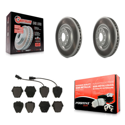 [Avant] Kit de disque (revêtu) et plaquette (semi-métallique) de frein pour Audi A4 Quattro S4 A6 S6 KGF-100242