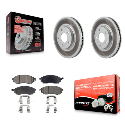 [Avant] Kit de disque (revêtu) et plaquette (semi-métallique) de frein pour Infiniti Q45 M45 INFINITI KGF-100273