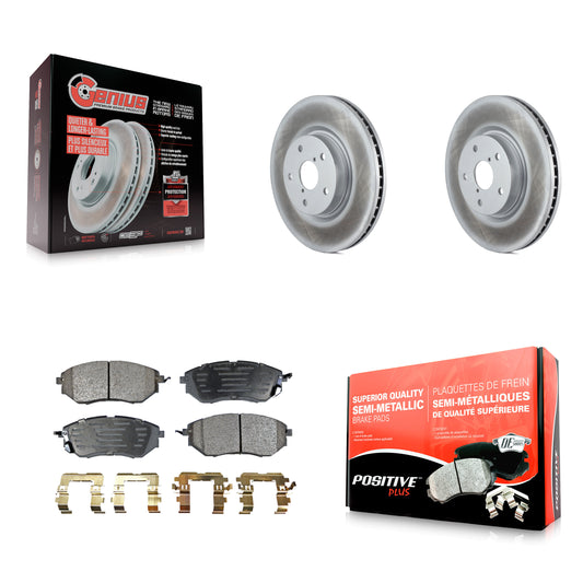 [Avant] Kit de disque (revêtu) et plaquette (semi-métallique) de frein pour Subaru Outback Legacy WRX Tribeca B9 KGF-100317