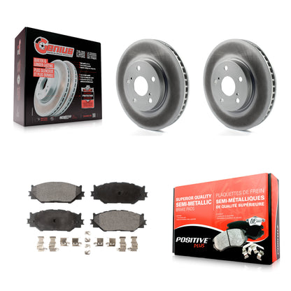 [Avant] Kit de disque (revêtu) et plaquette (semi-métallique) de frein pour Lexus IS250 KGF-100356