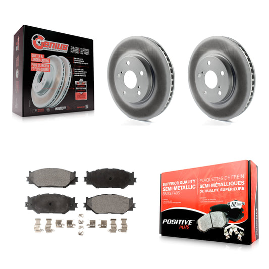 [Avant] Kit de disque (revêtu) et plaquette (semi-métallique) de frein pour Lexus IS250 KGF-100356