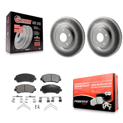 [Avant] Kit de disque (revêtu) et plaquette (semi-métallique) de frein pour Nissan Sentra Juke KGF-100395