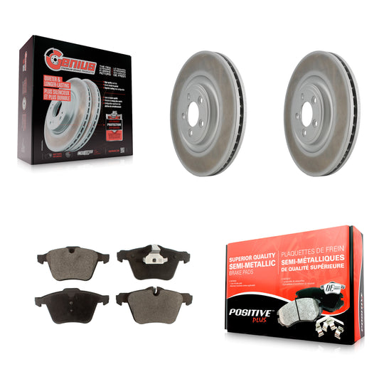 [Avant] Kit de disque (revêtu) et plaquette (semi-métallique) de frein pour Jaguar XF XJ XKR XK KGF-100399