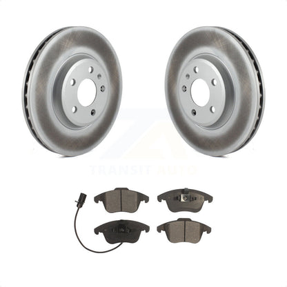 [Avant] Kit de disque (revêtu) et plaquette (semi-métallique) de frein pour 2010 Audi A5 Quattro avec 314mm Diameter Rotor KGF-100414 par Transit Auto