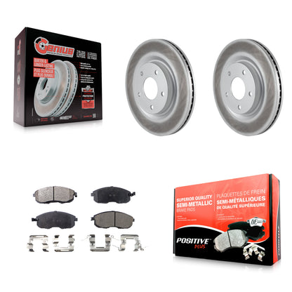 [Avant] Kit de disque (revêtu) et plaquette (semi-métallique) de frein pour Nissan Sentra Juke KGF-100444
