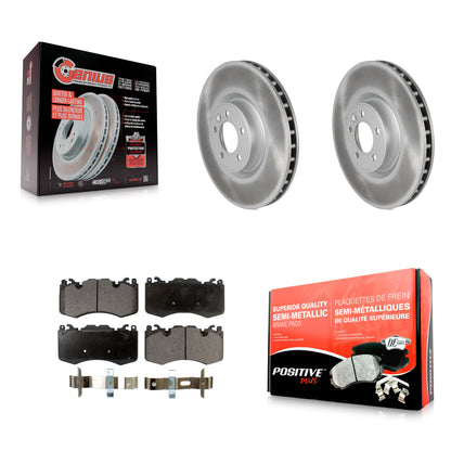 [Avant] Kit de disque (revêtu) et plaquette (semi-métallique) de frein pour Land Rover Range Sport KGF-100456