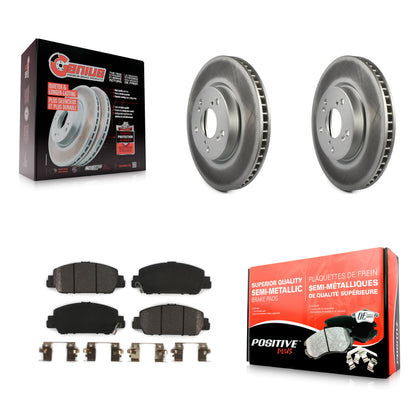 [Avant] Kit de disque (revêtu) et plaquette (semi-métallique) de frein pour Honda Accord KGF-100481