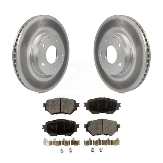 [Avant] Kit de disque (revêtu) et plaquette (semi-métallique) de frein pour Mazda 3 Sport Vehicles Manufactured In Mexico 2.5L KGF-100495 par Transit Auto