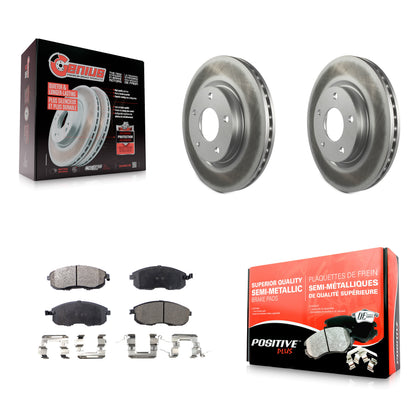 [Avant] Kit de disque (revêtu) et plaquette (semi-métallique) de frein pour Nissan Sentra KGF-100496