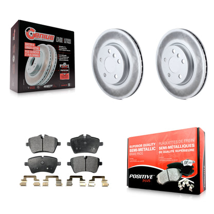[Avant] Kit de disque (revêtu) et plaquette (semi-métallique) de frein pour Mini Cooper KGF-100507