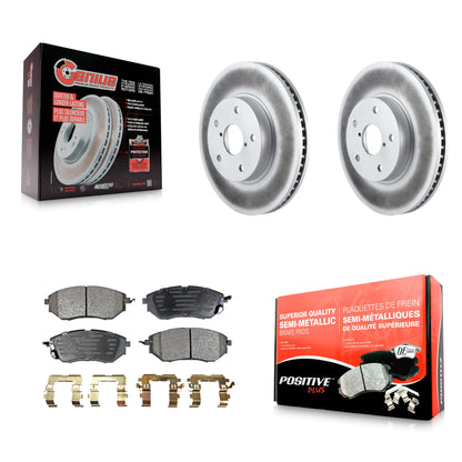 [Avant] Kit de disque (revêtu) et plaquette (semi-métallique) de frein pour 2015 Subaru Legacy 2.5L KGF-100508