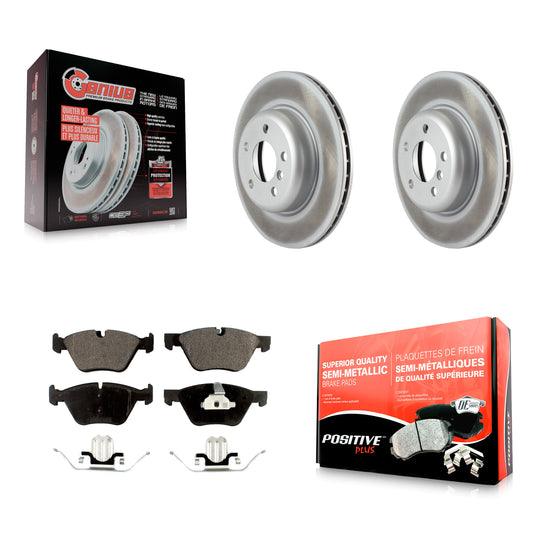 [Avant] Kit de disque (revêtu) et plaquette (semi-métallique) de frein pour BMW 528i xDrive sans Performance Brakes KGF-100516