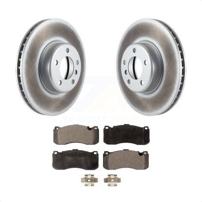 [Avant] Kit de disque (revêtu) et plaquette (semi-métallique) de frein pour 2013 BMW 328i 3.0L avec 340mm Diameter Rotor KGF-100517 par Transit Auto