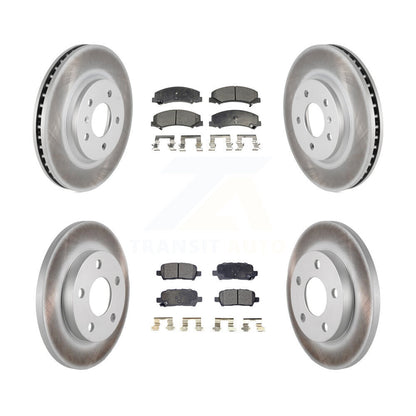 [Avant + Arrière] Kit de disque (revêtu) et plaquette (semi-métallique) de frein pour Chevrolet Impala Limited KGF-100600