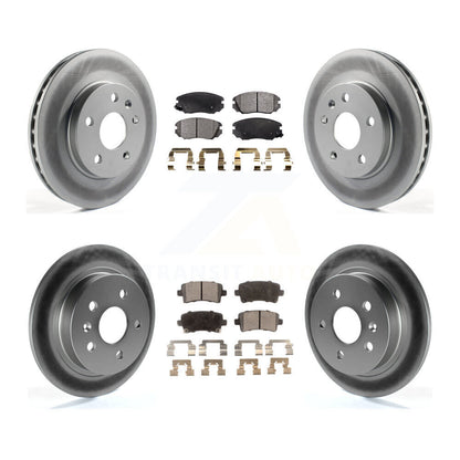 [Avant + Arrière] Kit de disque (revêtu) et plaquette (semi-métallique) de frein pour Chevrolet Malibu Limited KGF-100618