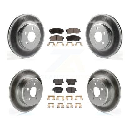 [Avant + Arrière] Kit de disque (revêtu) et plaquette (semi-métallique) de frein pour Dodge Charger Chrysler 300 Challenger Magnum KGF-100711