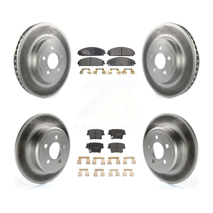[Avant + Arrière] Kit de disque (revêtu) et plaquette (semi-métallique) de frein pour 2005-2006 Chrysler 300 AWD avec 3.5L KGF-100713