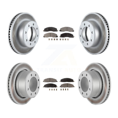 [Avant + Arrière] Kit de disque (revêtu) et plaquette (semi-métallique) de frein pour Ram 2500 3500 1500 Dodge KGF-100740